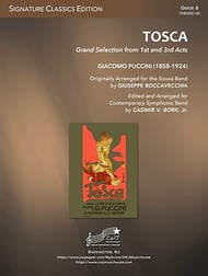 Tosca Concert Band sheet music cover Thumbnail